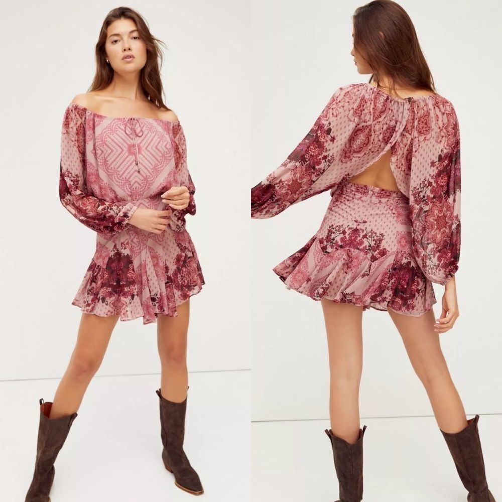 NWT Free People Seven Wonders Mini Dress Size S
